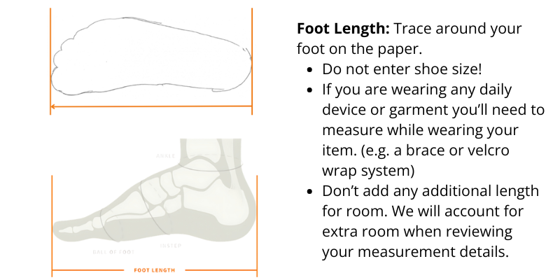 Foot length measurement